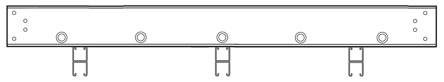 Cable Tray with 3 Supports Cable Tray with 3 Supports