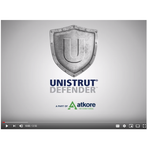 Unistrut Defender Video - Image 1-01 Unistrut Defender Video - Image 1-01